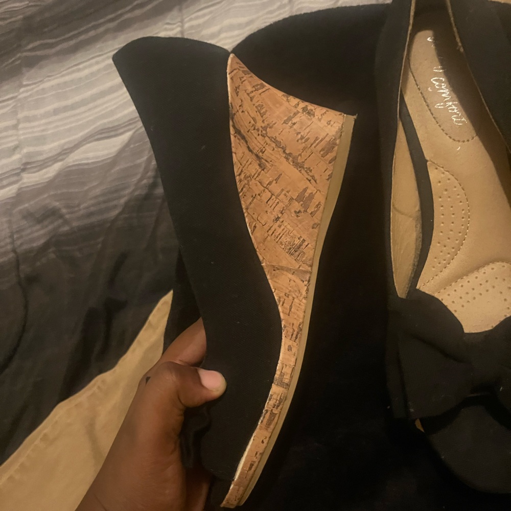 FOUR BOW SLINGBACK PEEP TOE SANDALS Hesls!